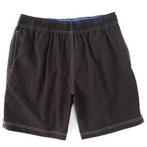Roundtree & Yorke Black 7" Inseam Swim Trunks  - Size XL NWT